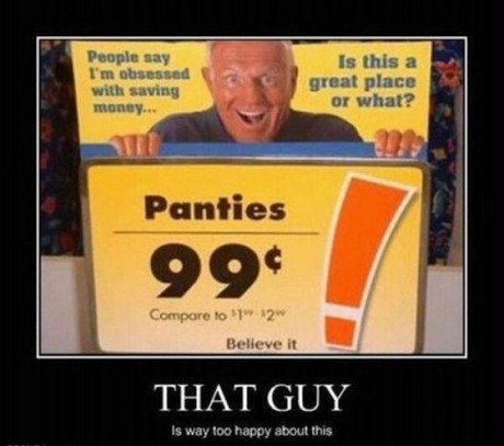 Happy About Panties