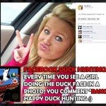 Open Season on Duckface Photos