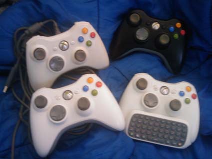 Xbox 360 Controllers Galore!