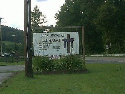 Church Sign: God's House of Deliverance