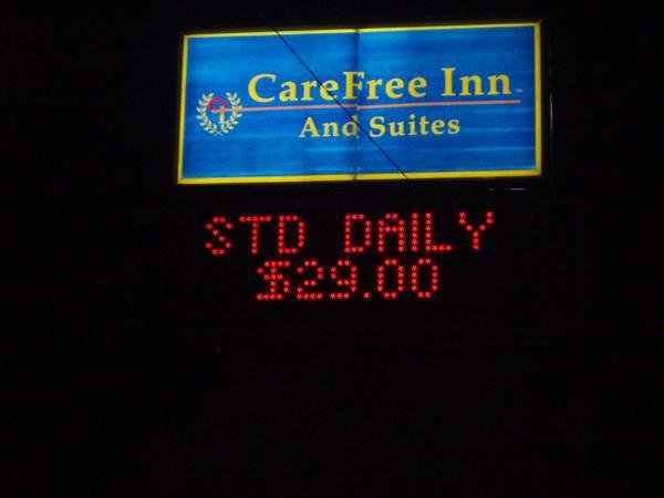 CareFree Inn & Suites: STD Daily $29.00