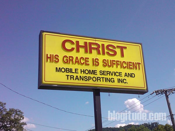 Christ His Grace is Sufficient Mobile Home Service and Transporting, Inc.