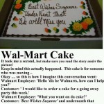 Taking Instructions Literally: The Walmart Cake
