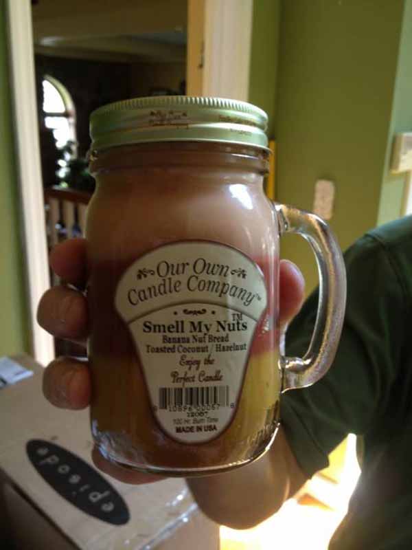 "Smell my Nuts" Candle