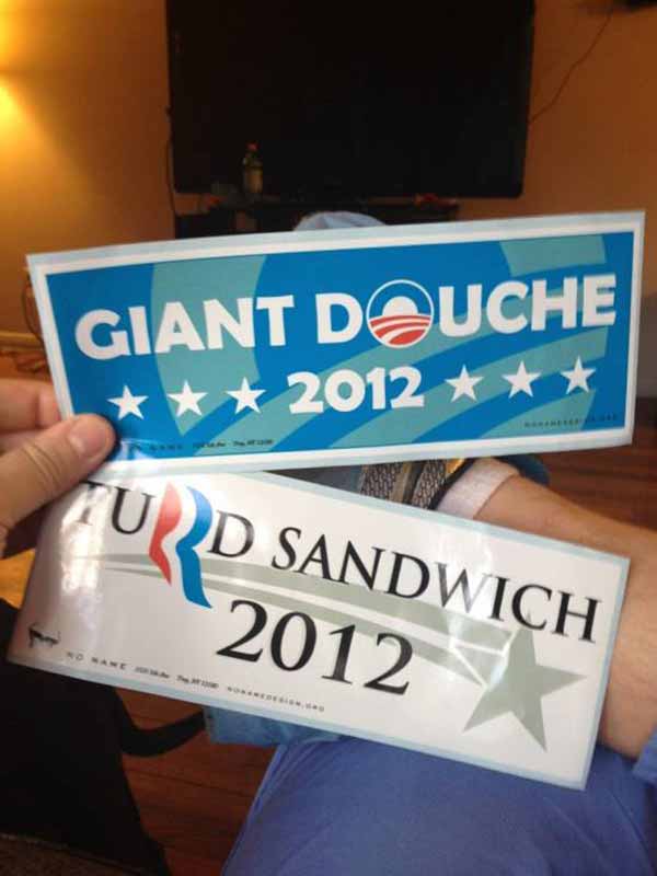 Election 2012: Giant Douche or Turd Sandwich