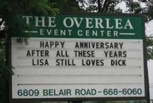 Happy Anniversary: After all these years, Lisa still loves Dick.