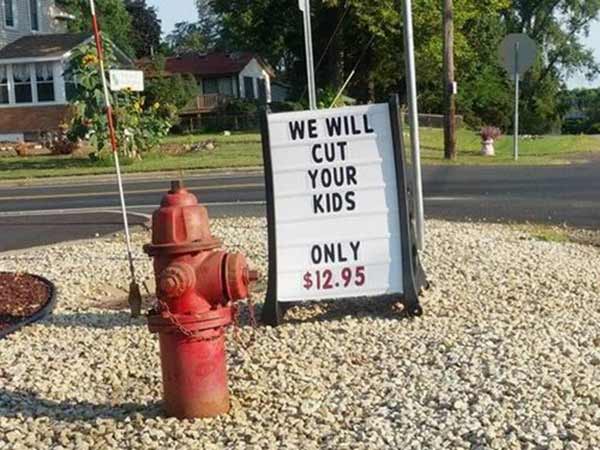 WE WILL CUT YOUR KIDS - ONLY $12.95