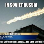 Meteor Streaks Across Russian Sky