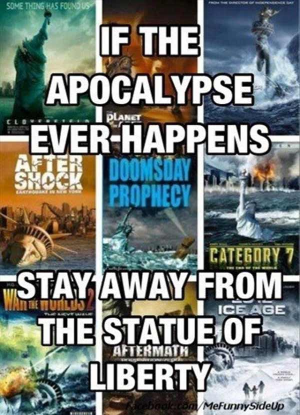 If the Apocalypes Ever Happens, Stay Away From the Statue of Liberty