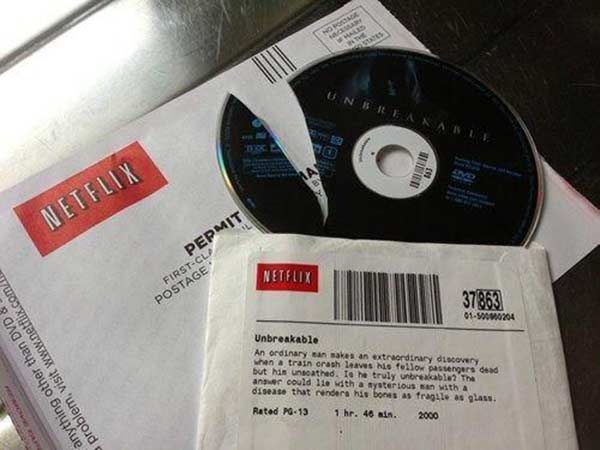 Netflix Broken Disc: "Unbreakable"