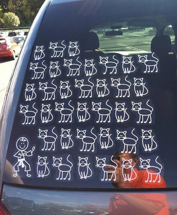 Crazy Cat Lady Window Sticker