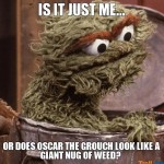 Is Oscar the Grouch Smokable?