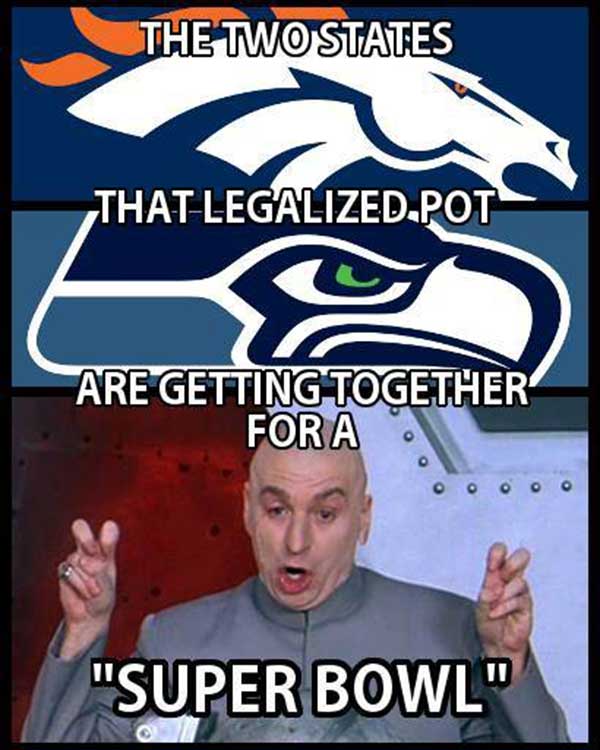 Two States that Legalized Pot are Getting Together for a "SUPER BOWL"