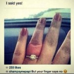 Marriage Proposal Rejected by Finger