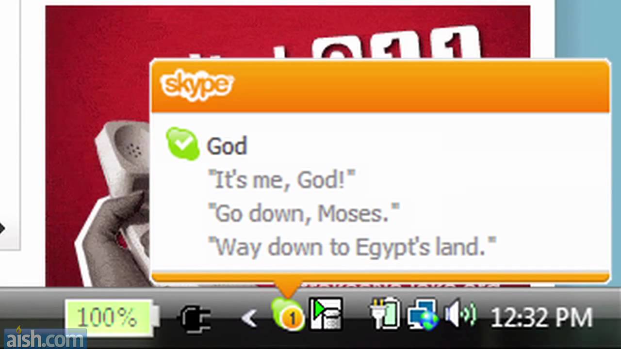What if Moses Had Internet?