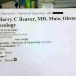 Aptly Named Gynecologist?