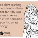 Less Violence When Spanking Was Normal