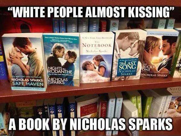 White People Almost Kissing: A Book by Nicholas Sparks