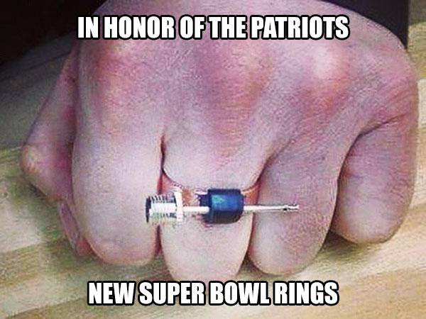 In Honor of the Patriots, New Super Bowl Rings